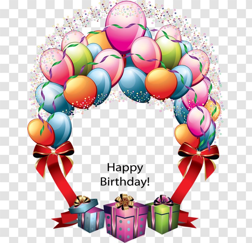 Birthday Cake Balloon Wish Greeting Card - Holiday - Happy Transparent PNG