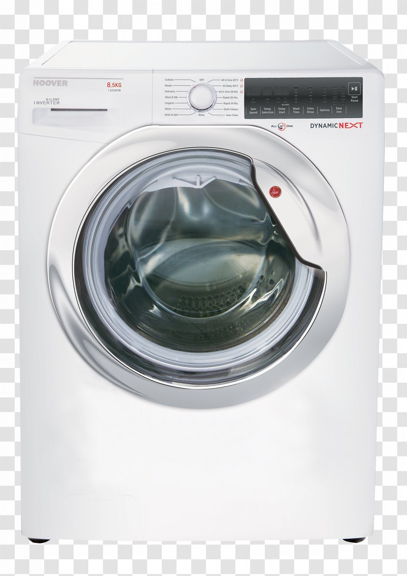 Washing Machines Hoover Clothes Dryer Laundry Home Appliance - Major - Machine Transparent PNG