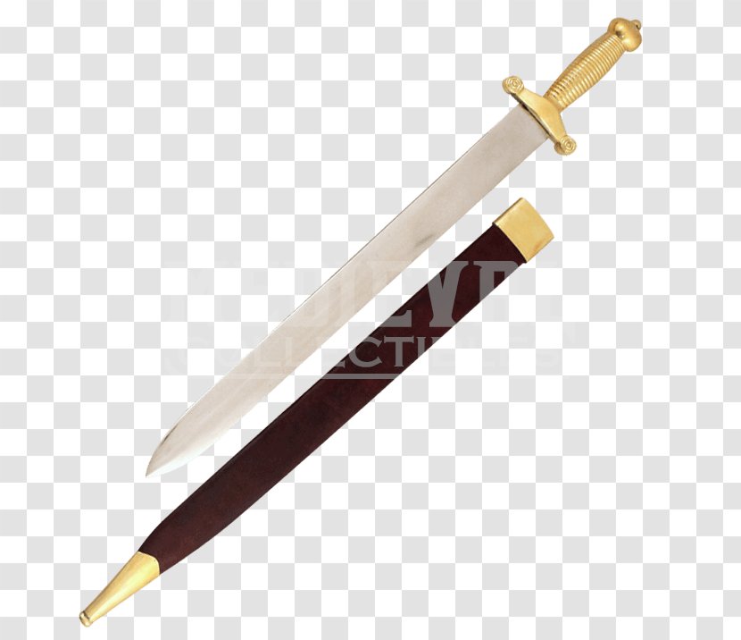Bowie Knife Bayonet Dagger Sabre - Cartoon Transparent PNG
