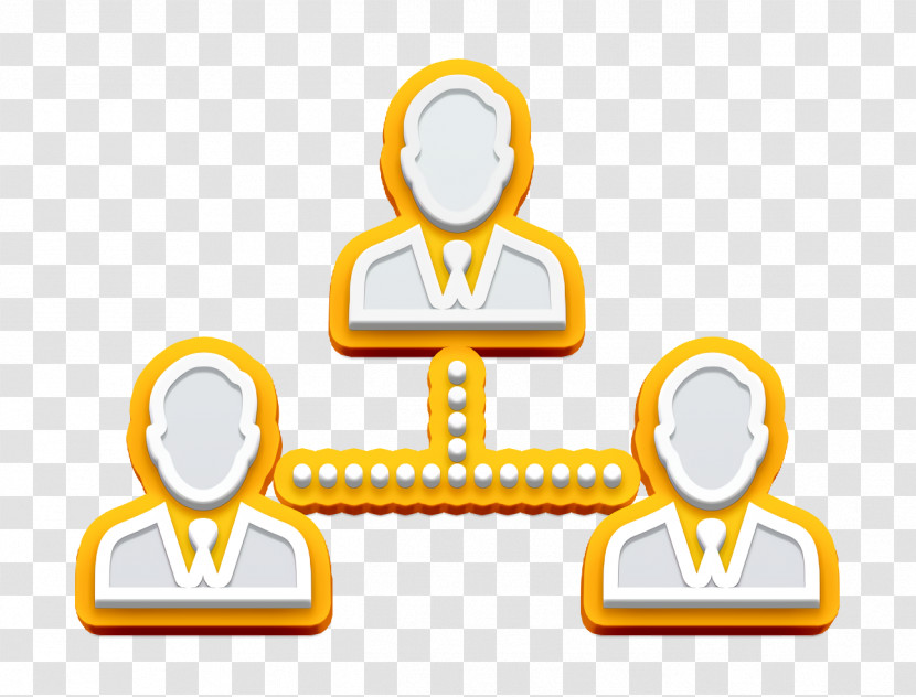 People Icon Hierarchical Structure Icon Business Icon Transparent PNG