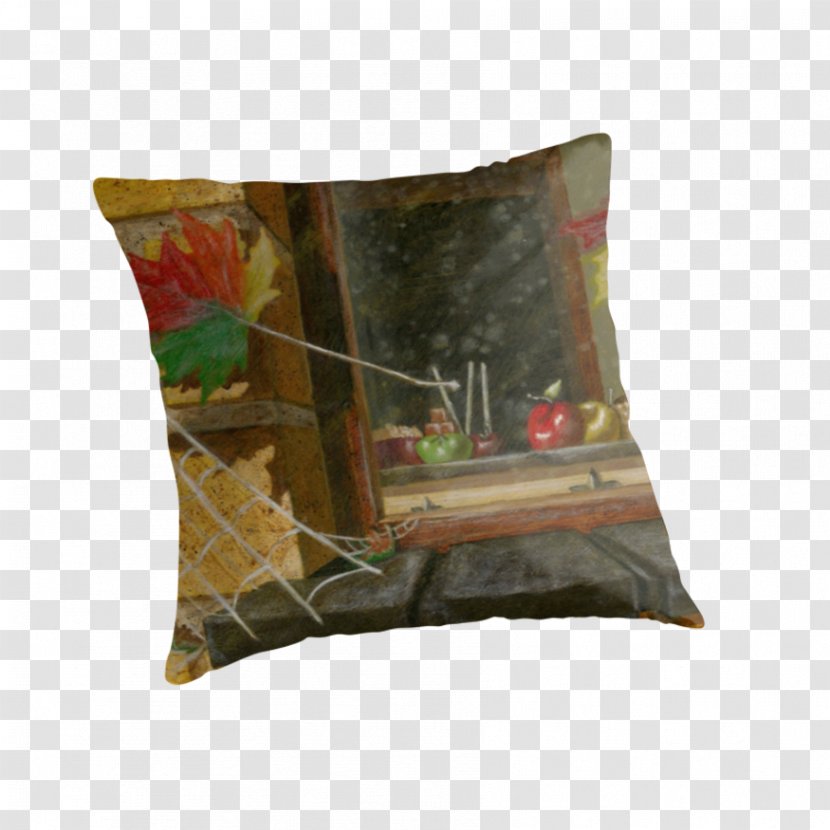 Throw Pillows Cushion - Pillow - Leaves Hand-painted Transparent PNG