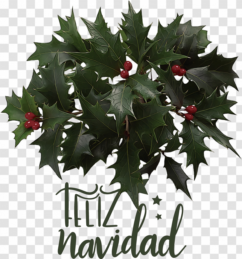 Feliz Navidad Merry Christmas Transparent PNG