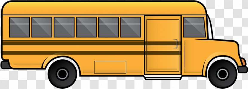 School Bus Clip Art Image - Education - Summer Driving Pattern Transparent PNG