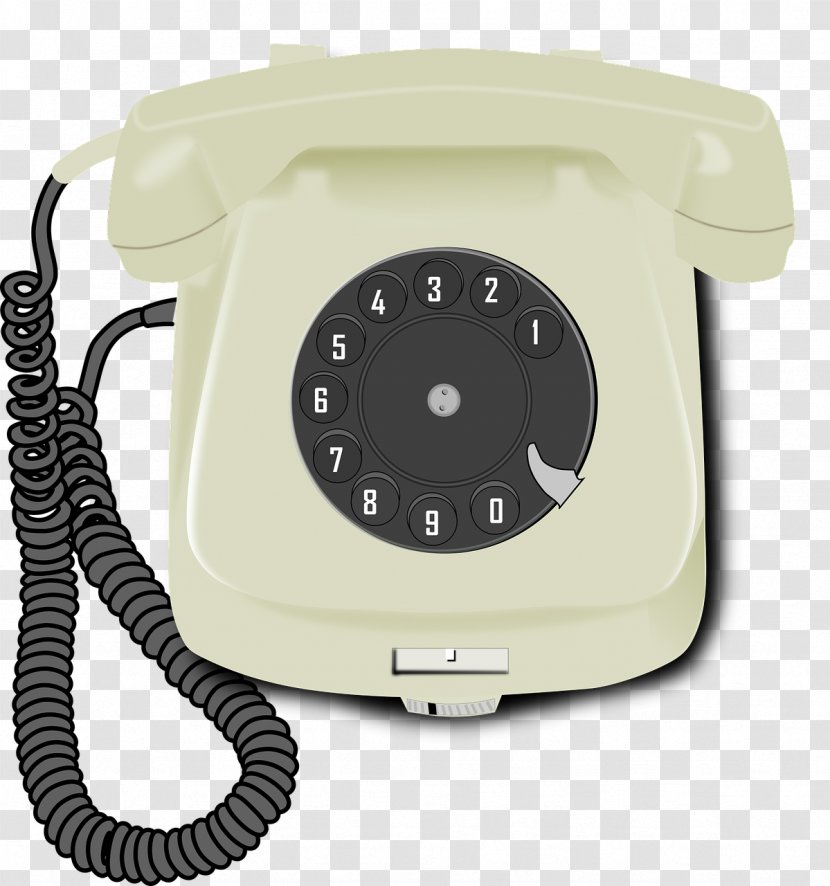 Telephone Clip Art - White Phone Transparent PNG