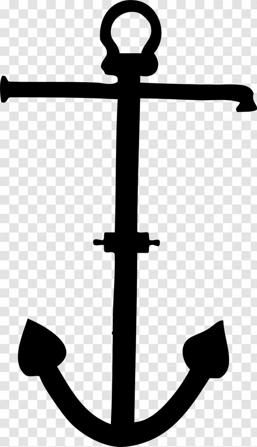 Stockless Anchor Clip Art - Drawing - Vector Transparent PNG