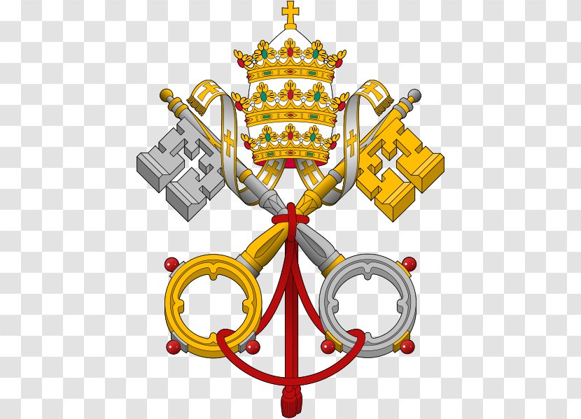Coats Of Arms The Holy See And Vatican City Papal States Pope Flag - Iglesia De Dios La Profecia Logo Transparent PNG