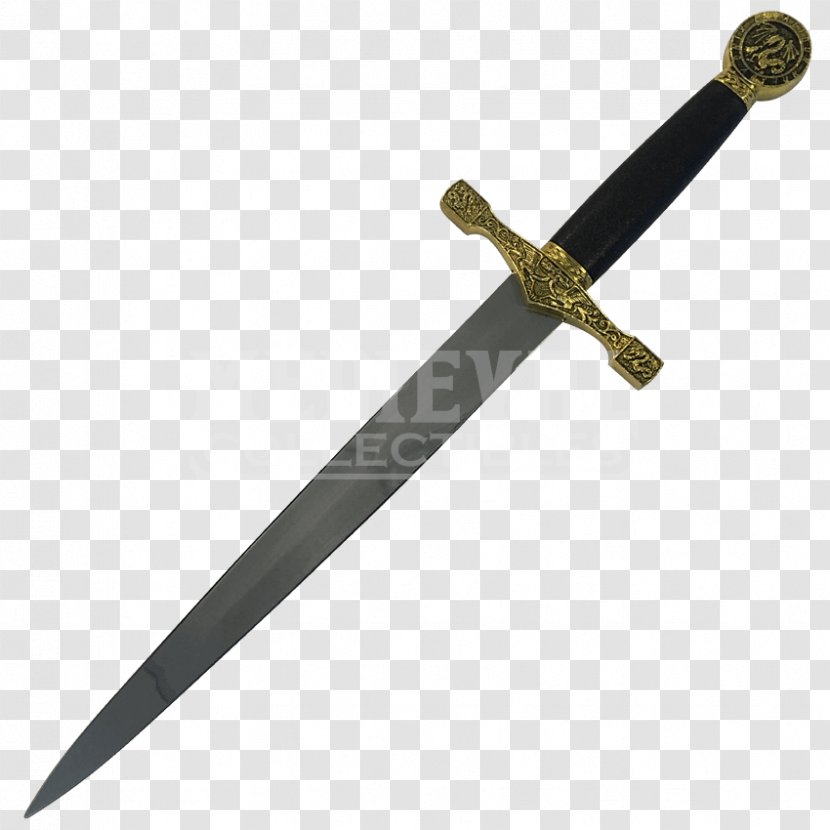 King Arthur Excalibur Bowie Knife Dagger Sword Transparent PNG