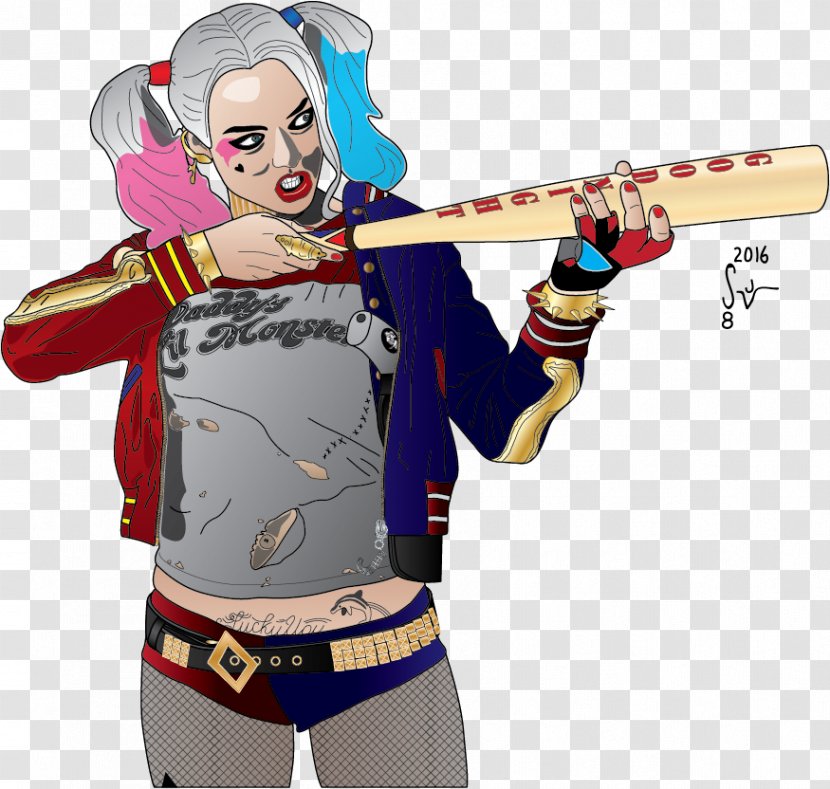 Harley Quinn Joker Batman Art - The Animated Series - Margot Robbie Transparent PNG