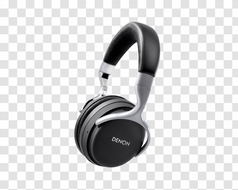 Noise-cancelling Headphones Active Noise Control Denon Wireless - Silhouette - Blue Tooth Transparent PNG