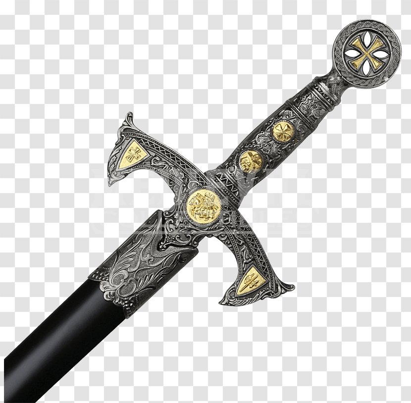 Middle Ages Crusades Knights Templar Sword - Medieval Transparent PNG