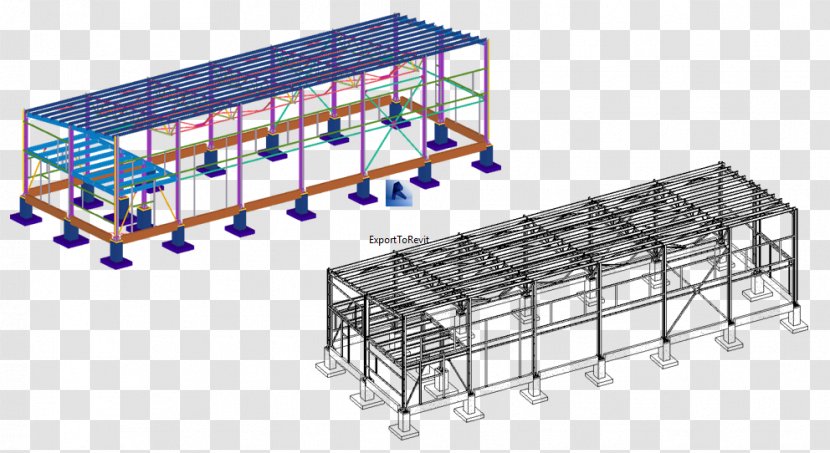 Engineering Machine Product Design Line - Tekla Structures Transparent PNG