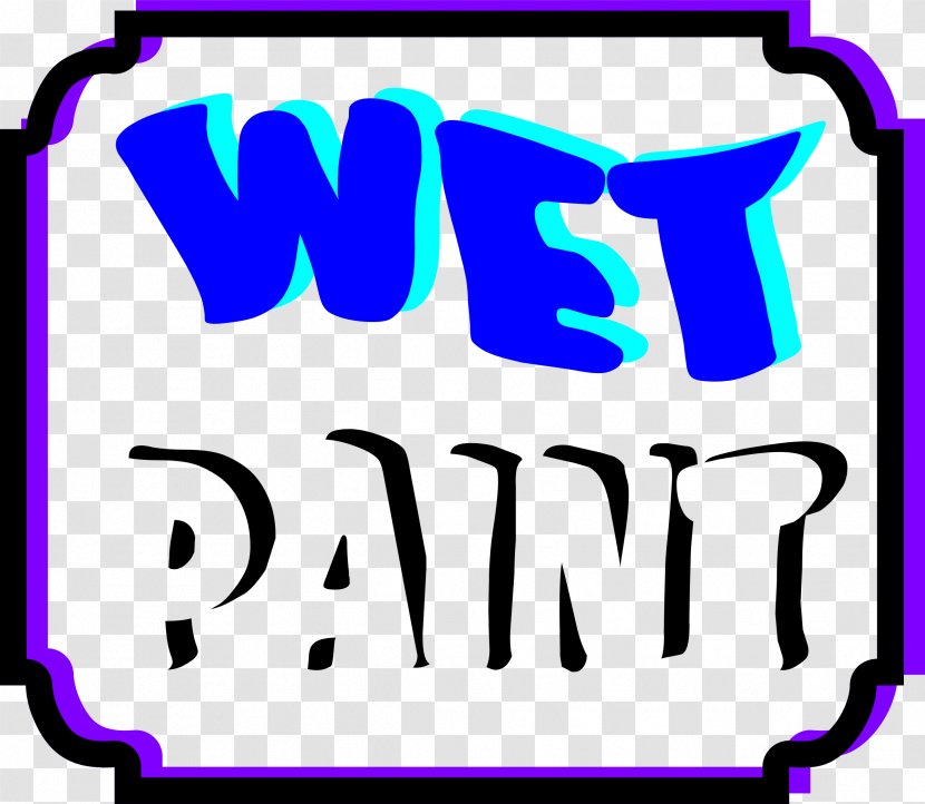 Paint Brush Clip Art - Wet Cliparts Transparent PNG