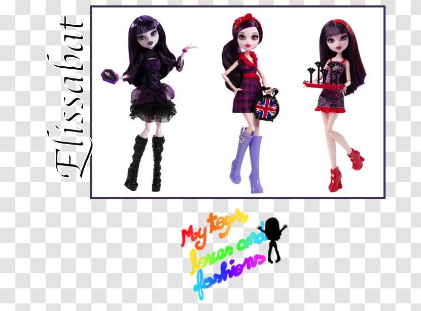 Monster High Frights, Camera, Action! Elissabat Doll Mattel Toy Transparent PNG