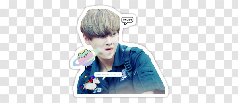 Kim Taehyung BTS Sticker Sasaeng Fan - Head - Hardware Transparent PNG