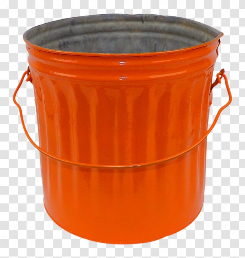 Product Design Plastic - Orange - Medium Tin Buckets Transparent PNG