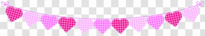 Download Clip Art - Pattern - Heart Streamer Transparent Transparent PNG