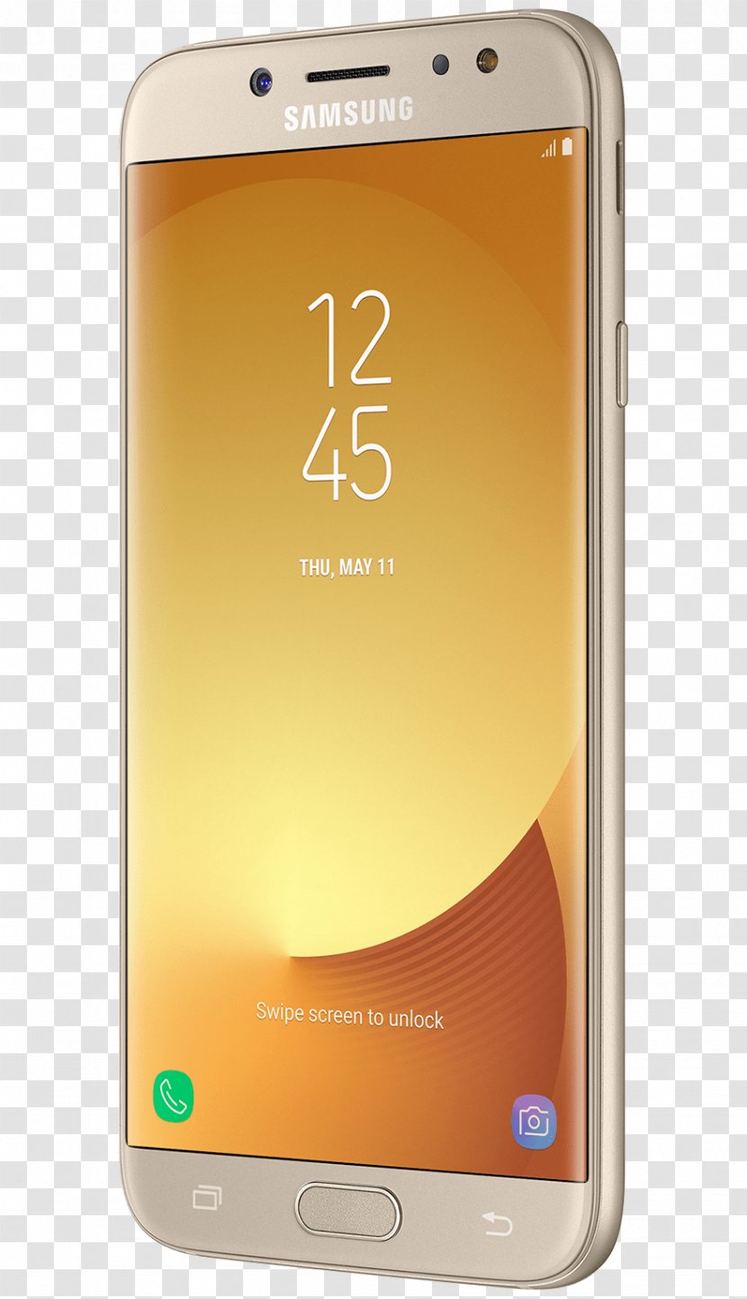 Samsung Galaxy J5 J7 LTE Smartphone - Telephone Transparent PNG