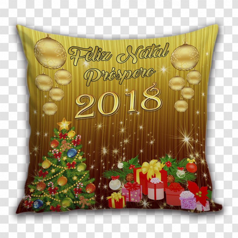 Christmas Ornament Cushion Pillow Azulejo - Holiday - Stamp Mockup Transparent PNG