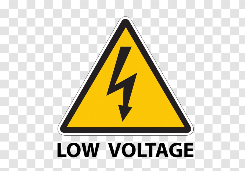 High Voltage Safety Sign Symbol - Warning - Led Light Transparent PNG