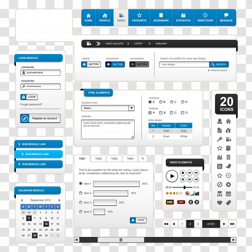 Website Web Template Form Banner - Phone APP Transparent PNG