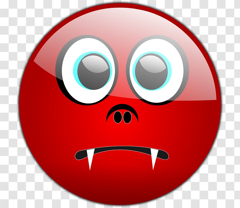 Devil Smiley Emoticon Clip Art - Emotion - Vampire Transparent PNG