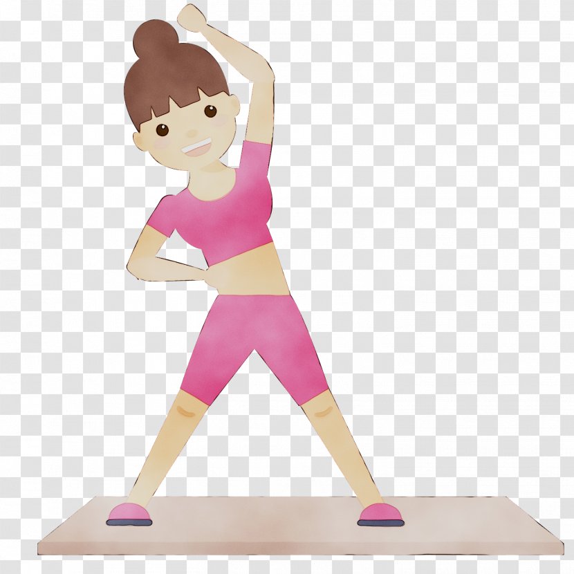 Shoulder Purple Figurine Physical Fitness Cartoon - Balance - Arm Transparent PNG