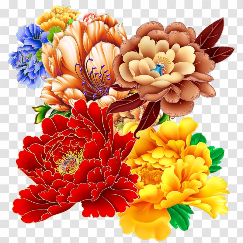 Chrysanthemum Floral Design Cut Flowers Flower Bouquet - Lot Of Transparent PNG