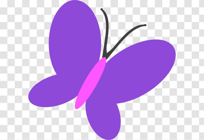 Butterfly Purple Clip Art - Insect - Cliparts Free Transparent PNG