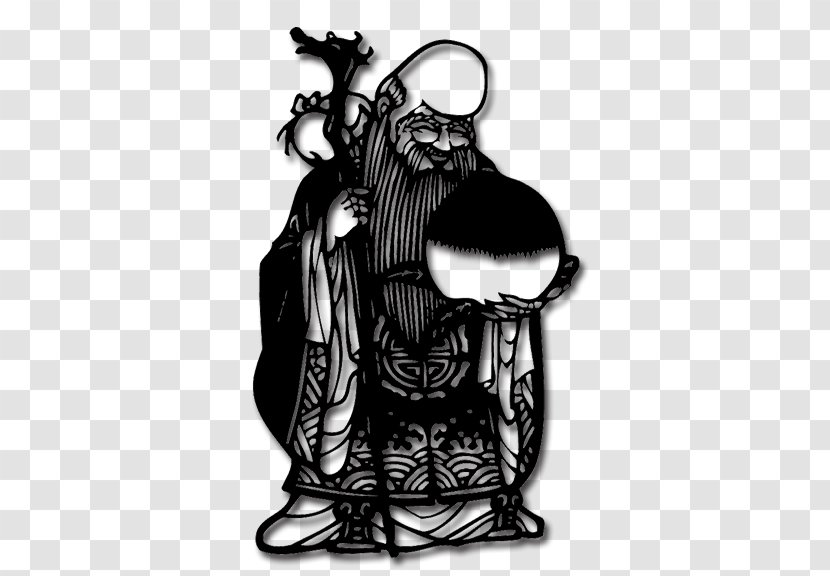 Black And White Download - Photography - Longevity God Transparent PNG