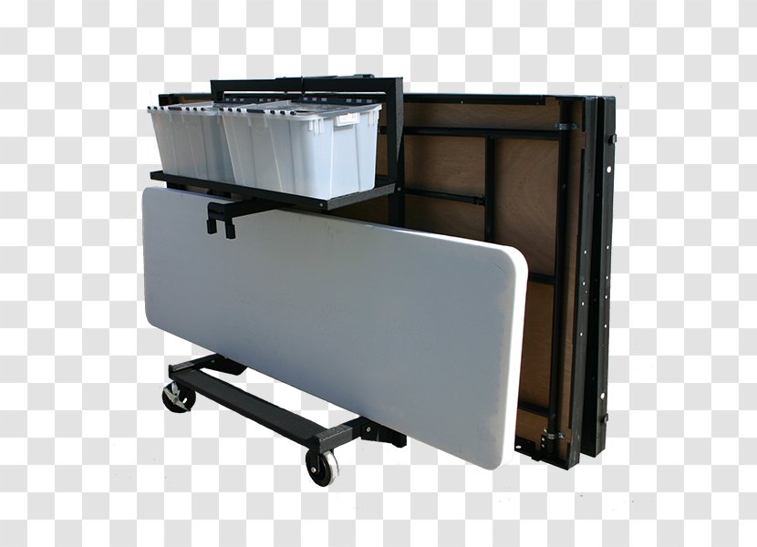 Folding Tables Cart Wheel Plastic - Drapery - Table Transparent PNG