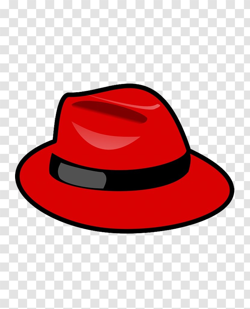 Clip Art Red Hat Software Enterprise Linux Openclipart - Cowboy Transparent PNG