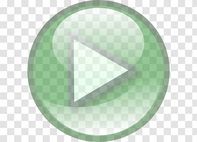 Button Clip Art - Green - Youtube Play Transparent PNG