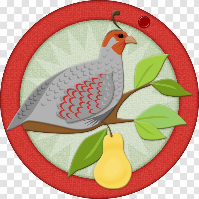 Christmas Ornament Day - Beak - Partridge Family I Think Love You Transparent PNG