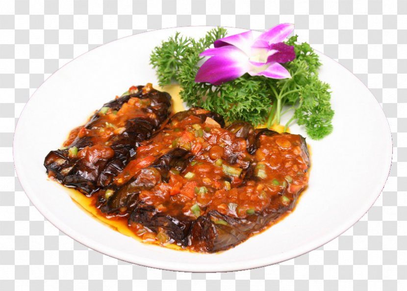 Romeritos Chinese Cuisine Fried Eggplant Peking Duck - Stir Frying - Minced Transparent PNG