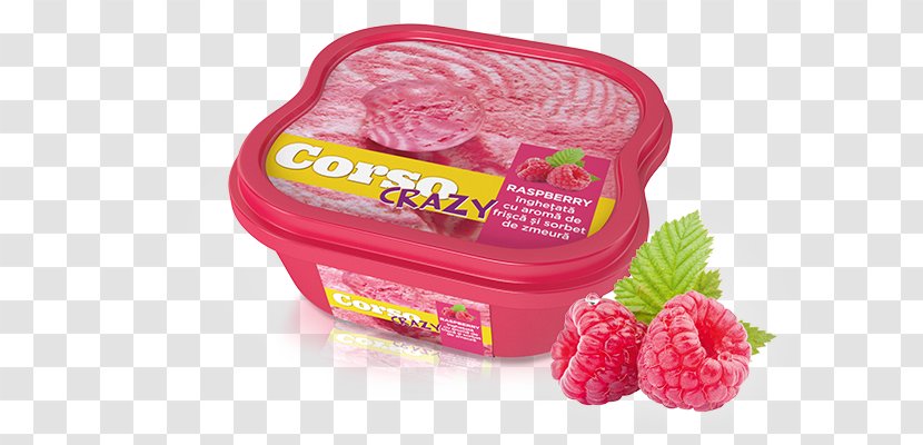 Ice Cream Strawberry Milk Flavor Valsoia - Fruit - Raspberry Splash Transparent PNG