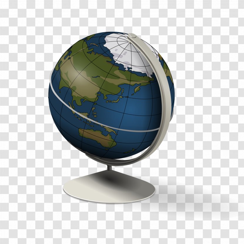 Globe World Clip Art - Rotating Transparent PNG