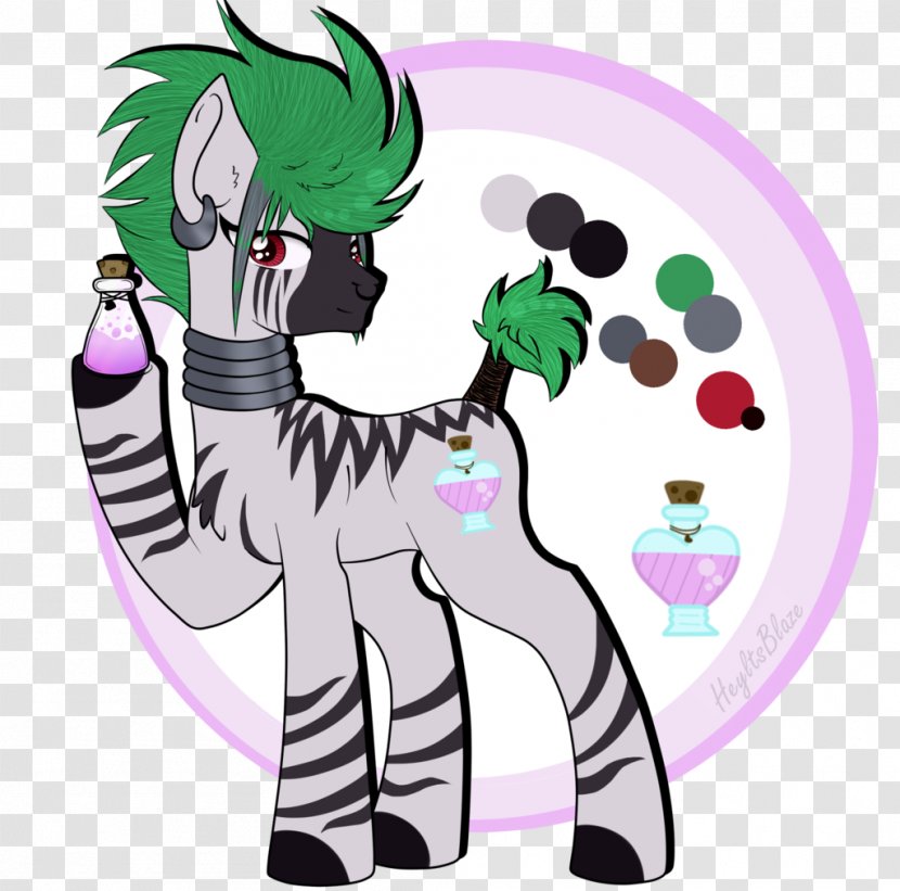 Pony Horse Character Clip Art - Flower Transparent PNG
