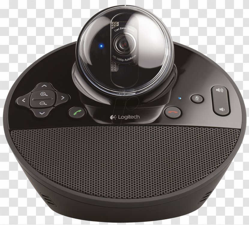 Logitech ConferenceCam BCC950 Full HD Webcam 1920 X 1080 Pix Conference Cam HD-Video Camera - Bcc950 1080pixels Usb Black Transparent PNG