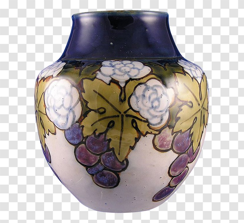 Vase Ceramic Pottery Urn Grape - Artifact Transparent PNG