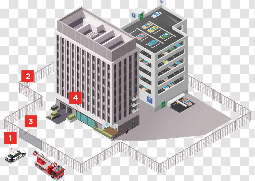 Commercial Building Knox Box Fire Department Security - Cctv Transparent PNG