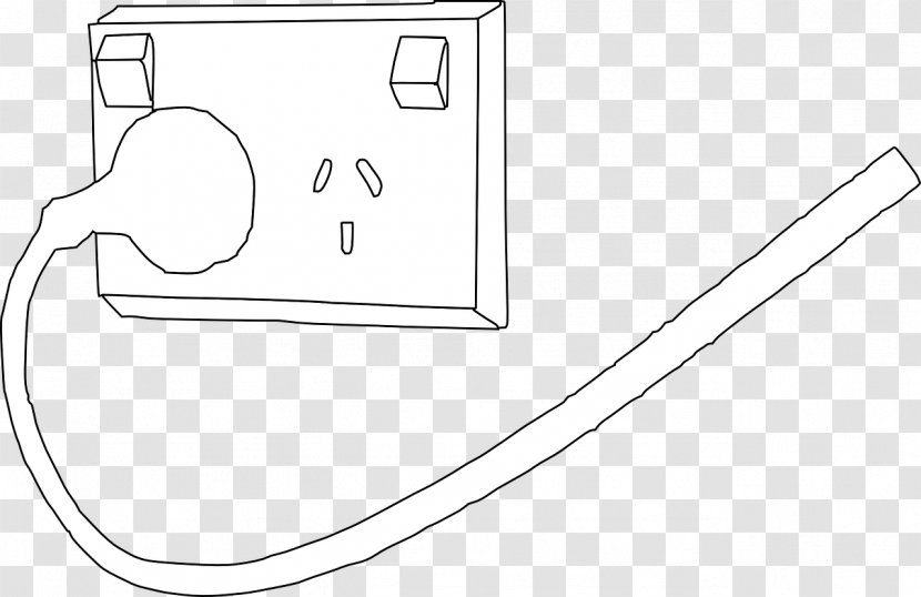 Drawing /m/02csf Paper Line Art - Power Socket Transparent PNG