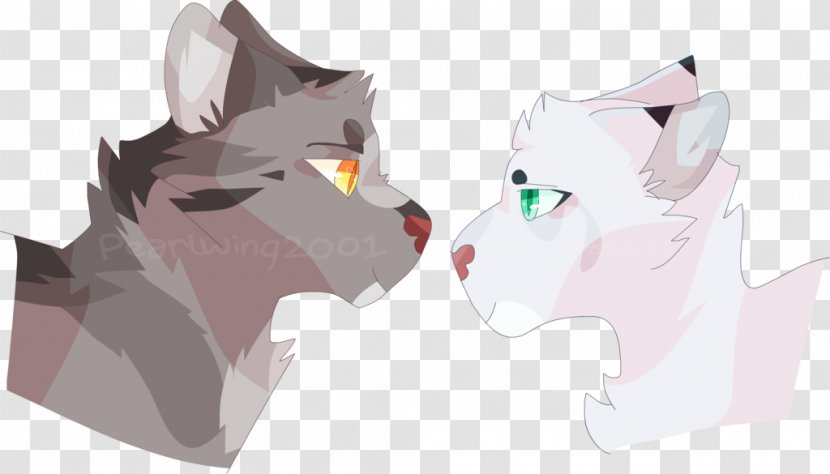 Whiskers Kitten Thistleclaw Snowfur Character - Silhouette Transparent PNG