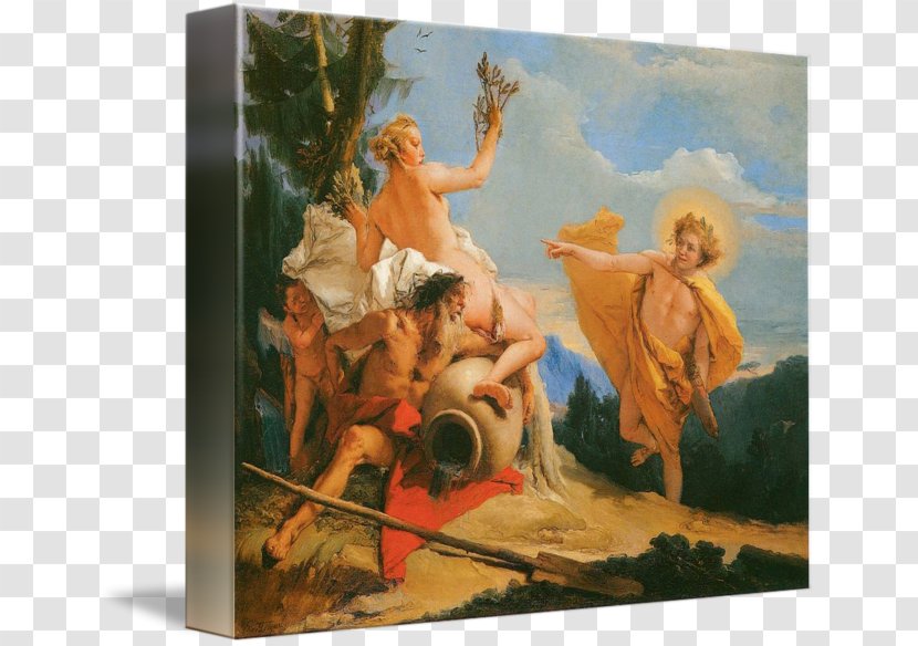Apollo And Daphne Painting Ancient Rome Artemis - God Transparent PNG