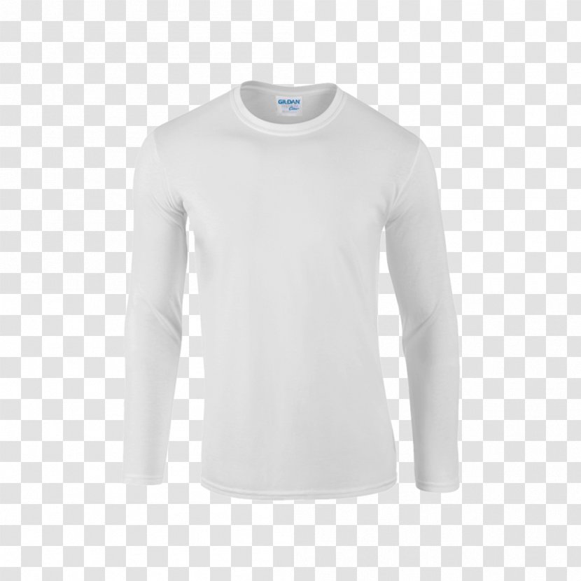 Long-sleeved T-shirt White Shoulder - T Shirt - COTTON Transparent PNG