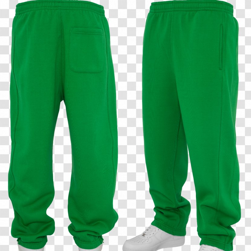 Sweatpants Zipper Green Gym Shorts - Trousers Transparent PNG