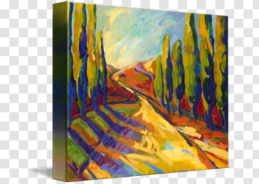 Painting Acrylic Paint Gallery Wrap Canvas Transparent PNG