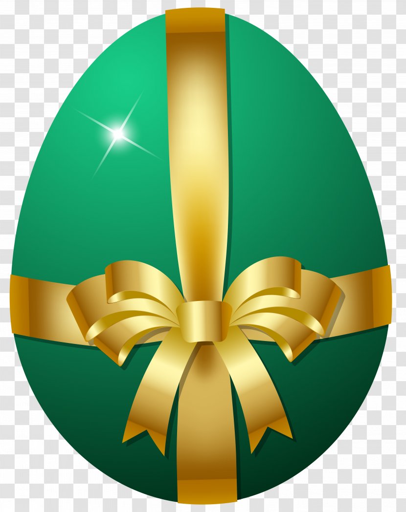 Red Easter Egg Bunny Clip Art - With Bow Image Transparent PNG