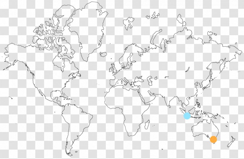 World Map Globe Drawing - Organism Transparent PNG