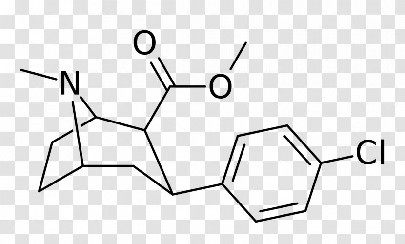 Troparil Dichloropane Phenyltropane WIN 35428 Structural Analog - Black - Rti31 Transparent PNG