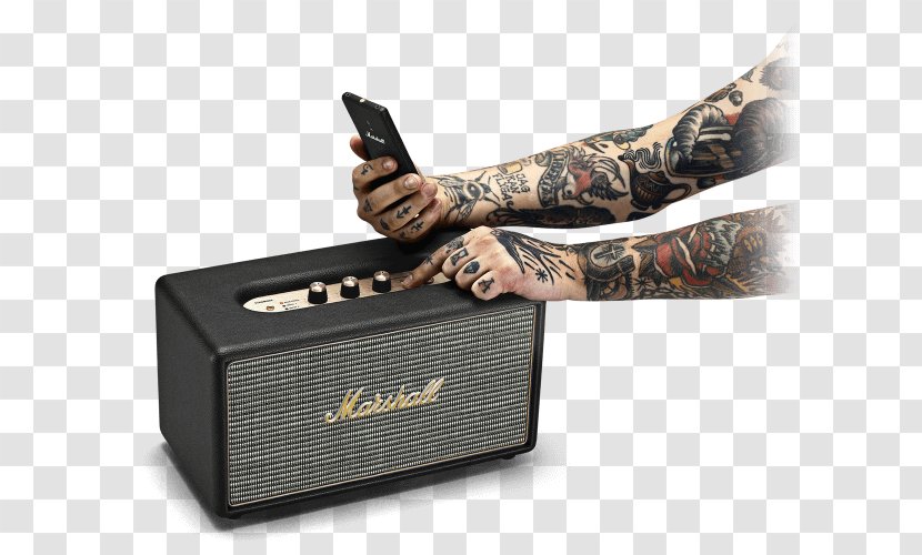 Marshall Stanmore Loudspeaker Amplification Wireless Speaker Bluetooth - Rock Bass Grill Transparent PNG